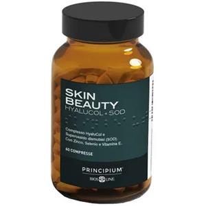 Bios Line Principium Skin Beauty - Integratore per Pelle Elastica e Idratata con SOD e Acido Ialuronico - 60 Compresse