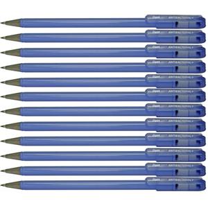 Pentel BK77AB Superb Antibacterial - Penna a sfera antibatterica 0,7 mm nero, confezione da 12 pz con ioni d'argento