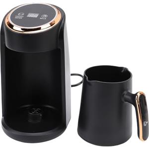 Vvikizy Macchina per caffè Turco, Caffettiera Elettrica in Acciaio Inossidabile da 600 W con Anti-trabocco e capacità di 300 Ml, per Riunioni di Famiglia in Ufficio a Casa