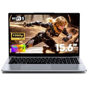 NAIKLULU Computer Portatile Gaming 2026 15,6 Pollici, Processore R7 6800H (3,2 a 4,77 GHz), 32GB LDDR5 RAM 1TB SSD Pc Portatile Gamer Laptop, Tastiera Completa Retroilluminata, Tipo-C, 57.97Wh