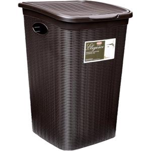 Stefanplast Elegance Portabiancheria, Moka, 37x38x54.5 cm