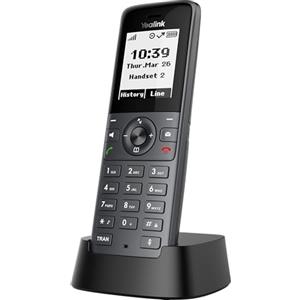 Yealink W71H - Telefono Cordless DECT con 35 Ore di Autonomia, Display LCD e Design Elegante
