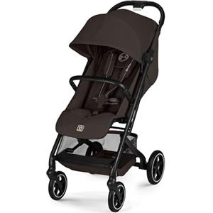 CYBEX Gold Passeggino BEEZY con posizione reclinabile ergonomica, Dalla nascita a circa 4 anni (max. 22 kg), Pieghevole in modo compatto, Sistema di cinture a una mano, Chocolate Brown