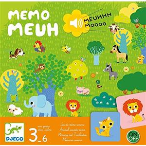 DJECO - Giochi d'azione e riflessiGiochi educativiDJECOGioco Memo Meuh, Multicolore (15)