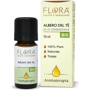 Flora S.r.l. Olio Essenziale di Albero del Tè Bio 10 ml - 100% Puro e Naturale