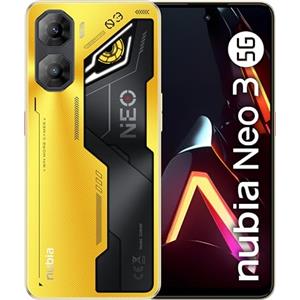 nubia Neo 3 5G Smartphone Gaming Android 15, 8+12GB RAM Dinamica + 256GB ROM, Display 6.8" FHD+ 120Hz, Camera 50MP, Smartphone Dual SIM 5G, NFC, Batteria 5230mAh, Alte Prestazioni, Titanium Gold