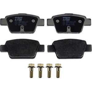 TRW GDB1485 Pastiglie Freno Set di 4 per Fiat RITMO III e Multipla/Stilo - Assale Posteriore, Non predisposte per contatto usura