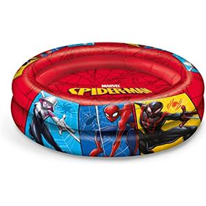 Mondo Toys - SPIDERMAN| 2 Rings Pool - Piscina gonfiabile per bambini 2 anelli - diametro 100 cm - +10 mesi - 16931