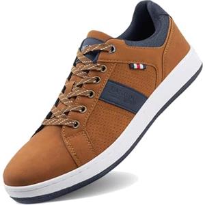 LANGDU Sneakers Uomo Scarpe Casual Ginnastica Sportive Running Trekking Basse Scarpe all'Aperto Taglia 41-46 EU (43EU, Marrone 60)
