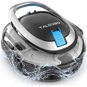 TALOSBO (2026 nuovo) TALOSBO S2 Robot Piscina Senza Fili,Doppia Filtrazione,Doppio Motore,robot piscina fuori terra, 90 Min di Pulizia,Parcheggio Automatico,Ricarica 2,5 Ore,per piscine fino a 80 m²
