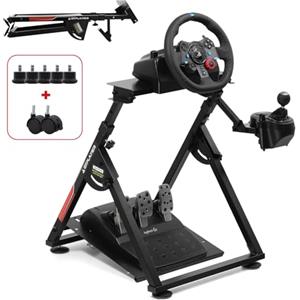 GTPLAYER Supporto per volante per G923 G29 G920 T300RST500RS Volante da gioco con feedback di forza e leva del cambio TH8A V1 - Fanatec Clubsport PS4 - Inclinabile