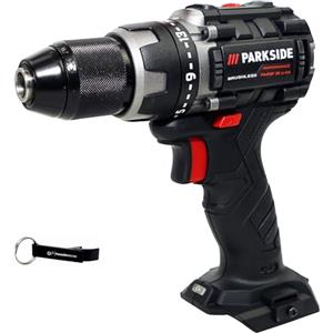 HEADNMORE® Bundle - PARKSIDE PERFORMANCE® 20V Trapano avvitatore a batteria PABSP 20 (senza batteria) +Portachiavi
