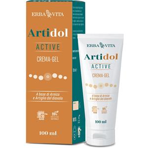 Erba Vita Artidol Active Crema Gel 100 ml - Crema lenitiva con Arnica e Artiglio del Diavolo per il benessere di articolazioni e muscoli