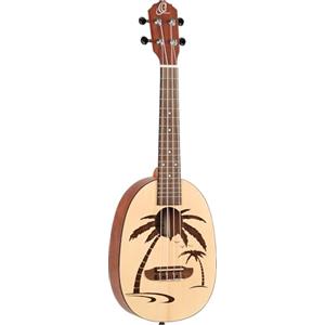 Ortega Guitars Ukulele Concerto Acustico - Bonfire Series - Corpo Ananas - Abete Rosso / Sapele, Natural (RUPA5)