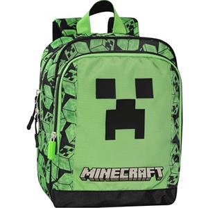 Franco Cosimo Panini - Zainetto Ufficiale Minecraft per Asilo e Tempo Libero, Spallacci Imbottiti e Regolabili, Retro e Fondo Termoformati, 23x30Hx10 cm
