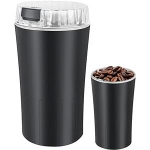 Generico Macinacaffè Superfine Domestico, Macchina per Miscelare e Polverizzare Multi-cereali, Mulino per Miscelare Alimenti Superfine Elettrico Domestico, Macinaspezie Inossidabile Elettrico per Chicchi