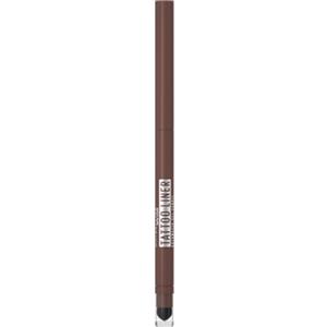 Maybelline New York Matita Occhi in Gel Sfumabile, Effetto Smokey Eyes, Tenuta Fino a 36H, Formula Waterproof a Prova di Sbavature, Tattoo Liner Automatic Gel Pencil, Tonalità: Brown Haze