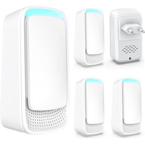 Yowrepu Mini Purificatore d'Aria a Ioni, 4 Pezzi - Elimina Odori di Animali, Fumo e Polvere in Modo Silenzioso, Senza Filtri - Ideale per Camera, Bagno, Cucina e Lettiera, Manutenzione Facile