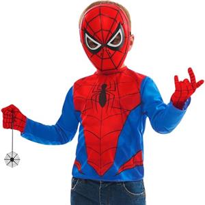 Rubie's Rubies Costume ufficiale Marvel Spiderman, per bambini, taglia 4-6 anni