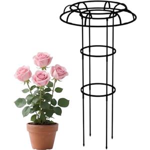 Generico Traliccio per Piante Rampicanti - A Forma di Ombrello per Arredo Verde - Traliccio per esterno a torre ombrello - per Fagioli Piselli Pomodori Clematidi Davanzale Balcone Cortile Serra