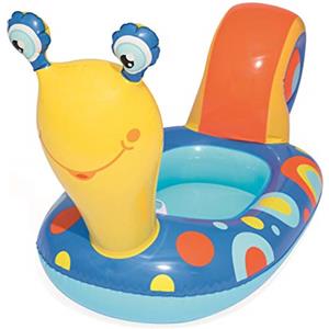 Bestway 34102 - Canotto Lumaca con Maniglia, 163 x 76 cm, Blu/Giallo