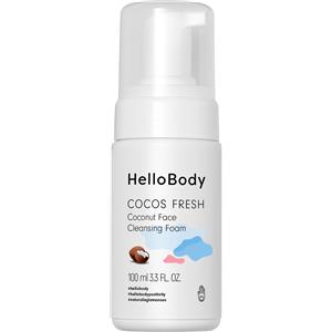 HelloBody Cocos Fresh - Schiuma detergente viso 100 ml con ingredienti naturali