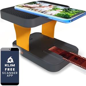 KLIM K2 Mobile Film Scanner 35mm - Scanner Positivo e Negativo - Kit Sviluppo Pellicole a Colori 35mm Essenziale