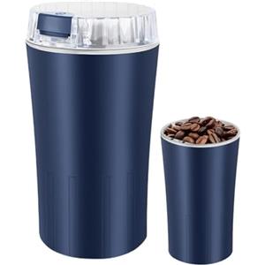 Generico Macinacaffè Superfine Domestico, Macchina per Miscelare e Polverizzare Multi-cereali, Mulino per Miscelare Alimenti Superfine Elettrico Domestico, Macinaspezie Inossidabile Elettrico per Chicchi