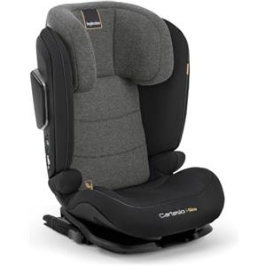 Inglesina Cartesio i-Size Seggiolino Auto, Isofix, per Bambini da 3 a 12 Anni circa, dai 100 ai 150 cm, Vulcan Black