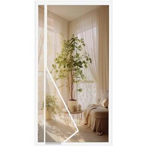 MAGICDOOR Zanzariera Magnetica 95x245cm-Bianco in Fibra di Vetro