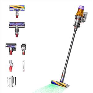 Dyson - Scopa Elettrica V12 Detect Slim Absolute-yellow/iron/nickel