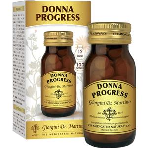 Dr. Giorgini Donna Progress - Integratore Alimentare 100 Pastiglie con Dioscorea, Agnocasto e Zenzero per il Ciclo Mestruale e Menopausa