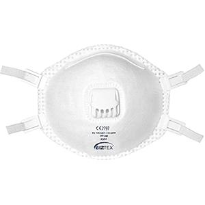 Portwest P301WHR Mascherina Anti Polvere con Valvola FFP3, Bianco