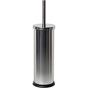 TATAY Spazzolone Bagno WC in Acciaio Inossidabile|Effetto Specchio|Contiene Secchiello Interno|Design Moderno e Facile da Pulire|Mantiene l'Igiene nel Bagno|Spazzolone con Supporto | 10,2x10,2x38,5 cm