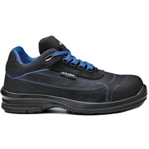 Base Protection Pulsar Scarpa Antinfortunistica, da Uomo e Donna, Nero/Blu, Taglie 38