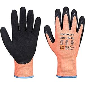 Portwest Vis-Tex Winter HR Cut - Guanti in Nitrile, XXXL