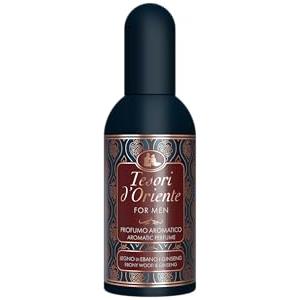 Tesori d'Oriente, For Men Profumo Uomo Legno di Ebano e Ginseng, Fragranza Fresca e Legnosa con Note Speziate, Simbolo di Fuoco, Energia e Potere, 100ml