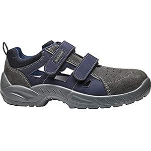 Base Protection Central Scarpa Antinfortunistica, da Uomo e Donna, Grigio/Blu, Taglie 37