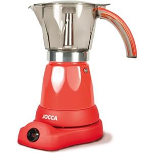 Jocca, Caffettiera Elettrica Italiana con Base Girevole 360° 6 Tazze