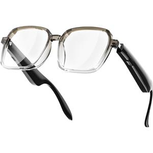 Generico Occhiali Ai | Design ergonomico, musica wireless e chiamate - Occhiali Intelligenti con Traduzione - Per Casa, Viaggi, Scuola, Donne, Giovani, Ragazzi, Figli, Familiari