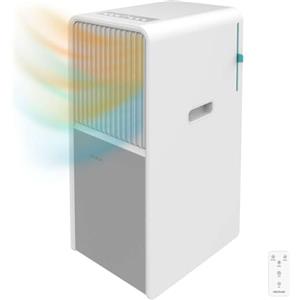 Cecotec Climatizzatore Portatile ForceClima 9450 Style Heating. 9000 BTU, area di copertura 25 m2, telecomando, tocco, schermo a LED, 5 modalità, 2 velocità, pompa di calore, Timer, Estate/Inverno