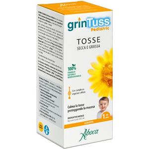 Aboca Grintuss Pediatric Sciroppo Bambini Tosse Secca e Grassa 180 g - ZERO SPRECHI - scadenza 7/2026
