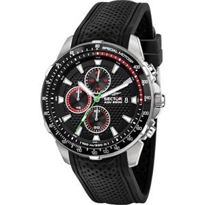 Sector No Limits Wristwatch analogico mid-34299, Nero, 43mm, a righ