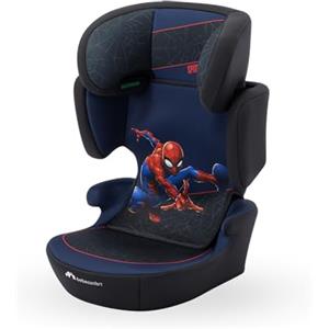 Bebeconfort Marvel RoadSafe i-Size, Seggiolino Auto 15-36 kg, 3,5-12 anni (100-150 cm), Seggiolino Spiderman, Pieghevole, Installazione Cintura, Poggiatesta 14 Posizioni, Authentic Spiderman