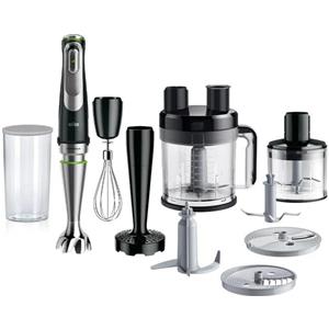 Braun Houshold Braun MultiQuick 9 MQ 9187XLI 0,6 L Frullatore ad immersione 1200 W Nero, Acciaio inox, Frullatore a immersione - 0X22111545