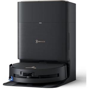 ECOVACS DEEBOT X9 PRO OMNI Robot Aspirapolvere Lavapavimenti, 16600 Pa, Tecnologia BLAST, Autopulizia Istantanea OZMO ROLLER, Sistema Triple Lift, ZeroTangle 3.0, Lavaggio Mocio con Acqua Calda, Nero
