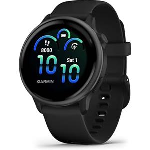 Garmin vívoactive 6, Smartwatch AMOLED 1,2" 2.000 nit, Cassa 42mm, Musica, GarminPay, +80 Sport, GPS, Cardio, Coach, Dinamiche di corsa, App Mobility, Autonomia 11 giorni, Jasper Green