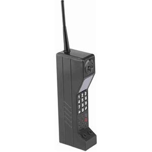 Ejoyous Telefono Cellulare retrò in Mattoni, Modello di Telefono Cellulare Vintage in Ferro, Oggetti di Scena Fotografici per la Decorazione di Casa e Ufficio, Regalo (BLACK)