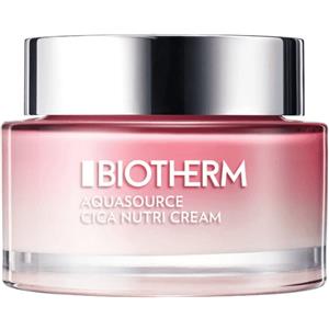 Biotherm Aquasource Cica Nutri Cream 75 ml - Crema idratante per pelli secche con Centella Asiatica e Life Plankton™