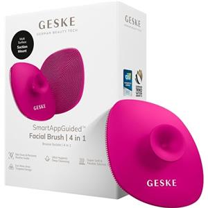 GESKE | Spazzola per il viso SmartAppGuided™ 4 in 1 | Spazzola per la pulizia del viso | Spazzola morbida in silicone | Pulizia del viso professionale | Pulizia della pelle